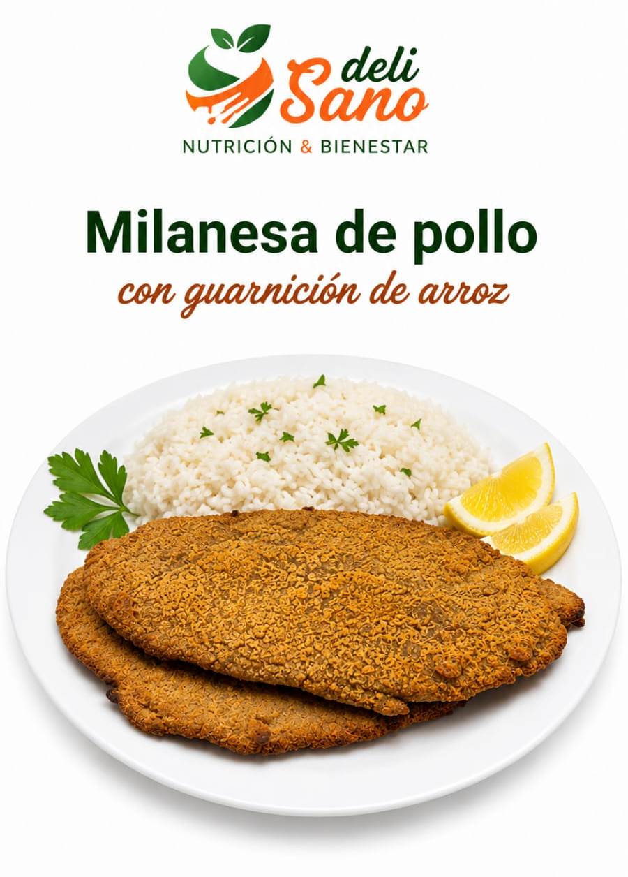 Milanesa de Pollo C/Arroz 