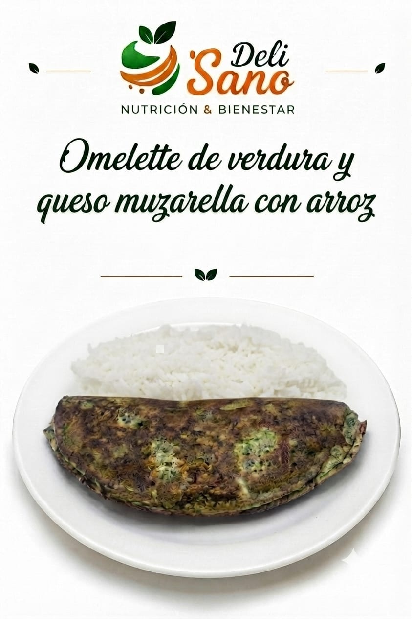 Omelette Verdura Muzza c/Arroz