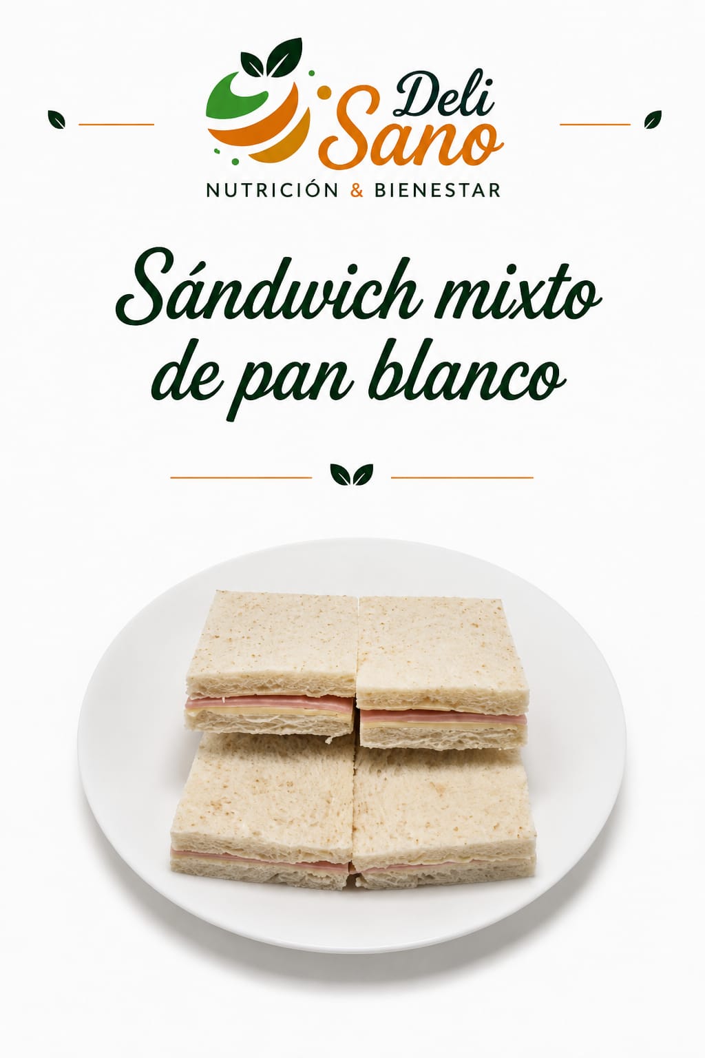 Sándwich Mixto Blanco