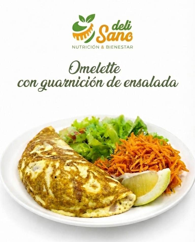 Omelette JyQ c/Lechuga Zanahoria