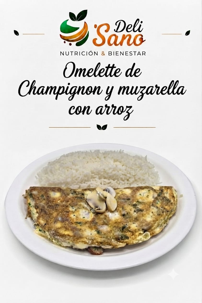 Omelette champi muzza C /Arroz